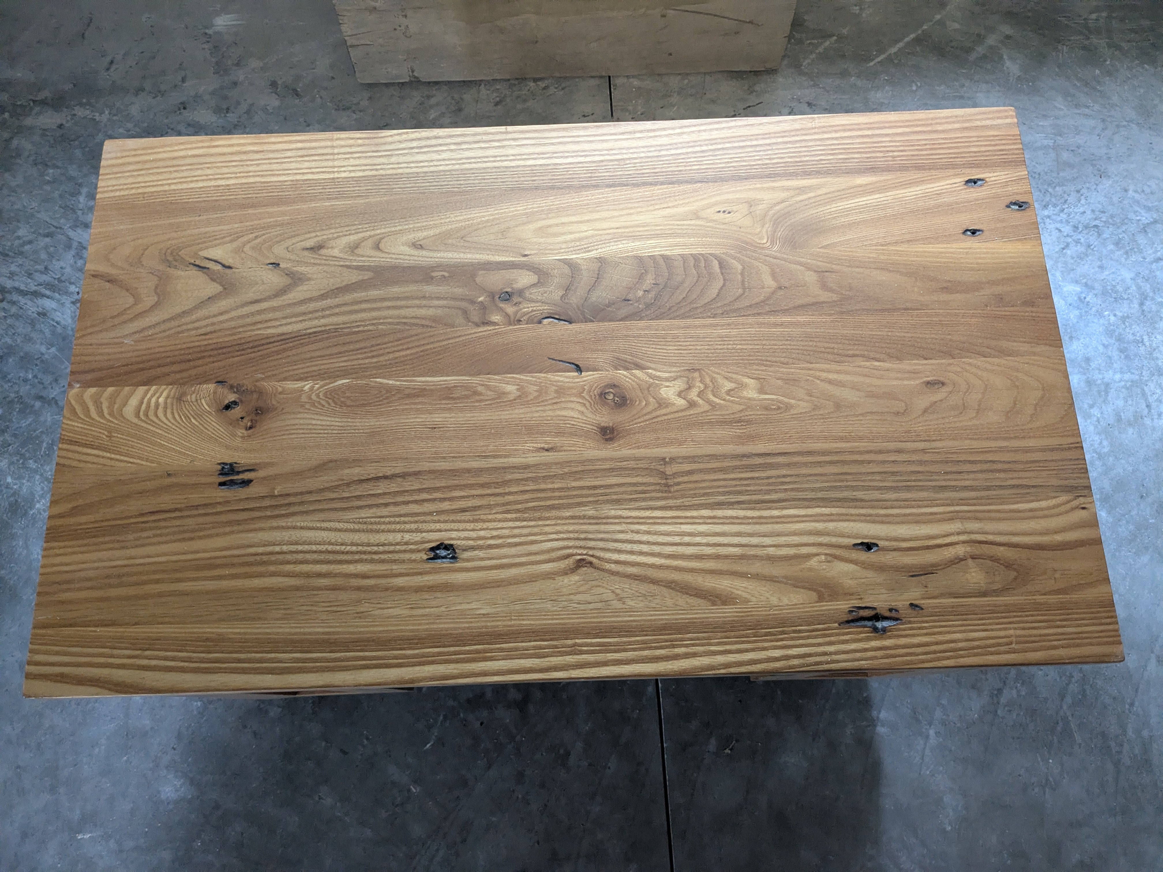 Heritage Reclaimed Oak Cart Coffee Table