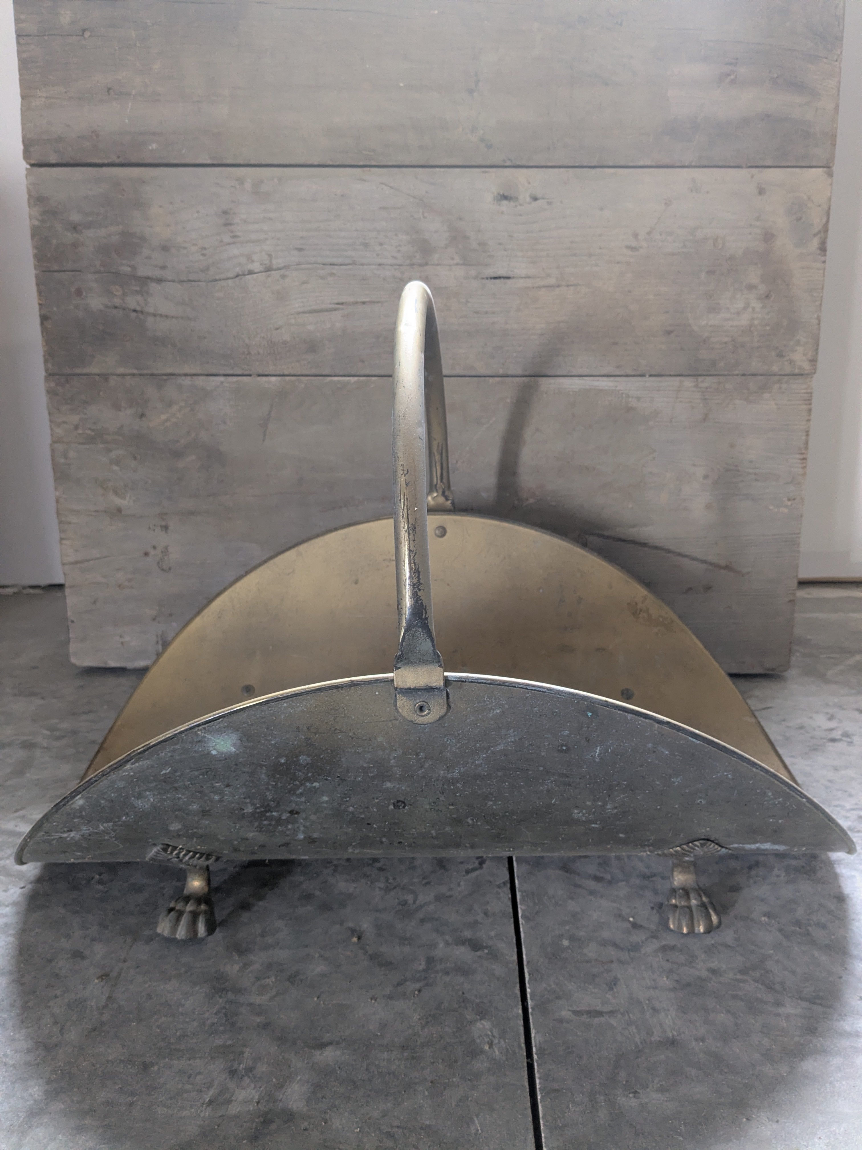 Heritage Brass Fireplace Log Carrier