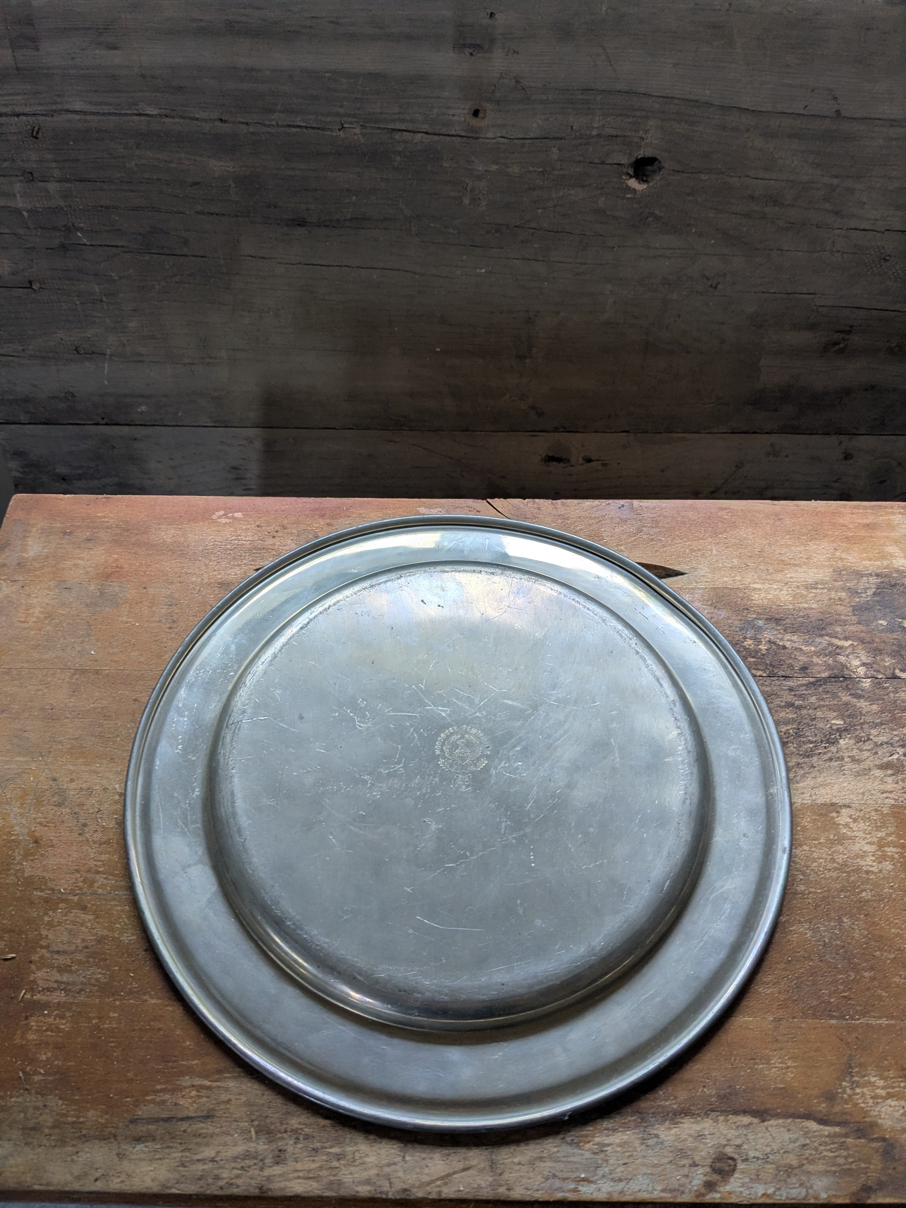 Heritage Polished Pewter Serving Tray