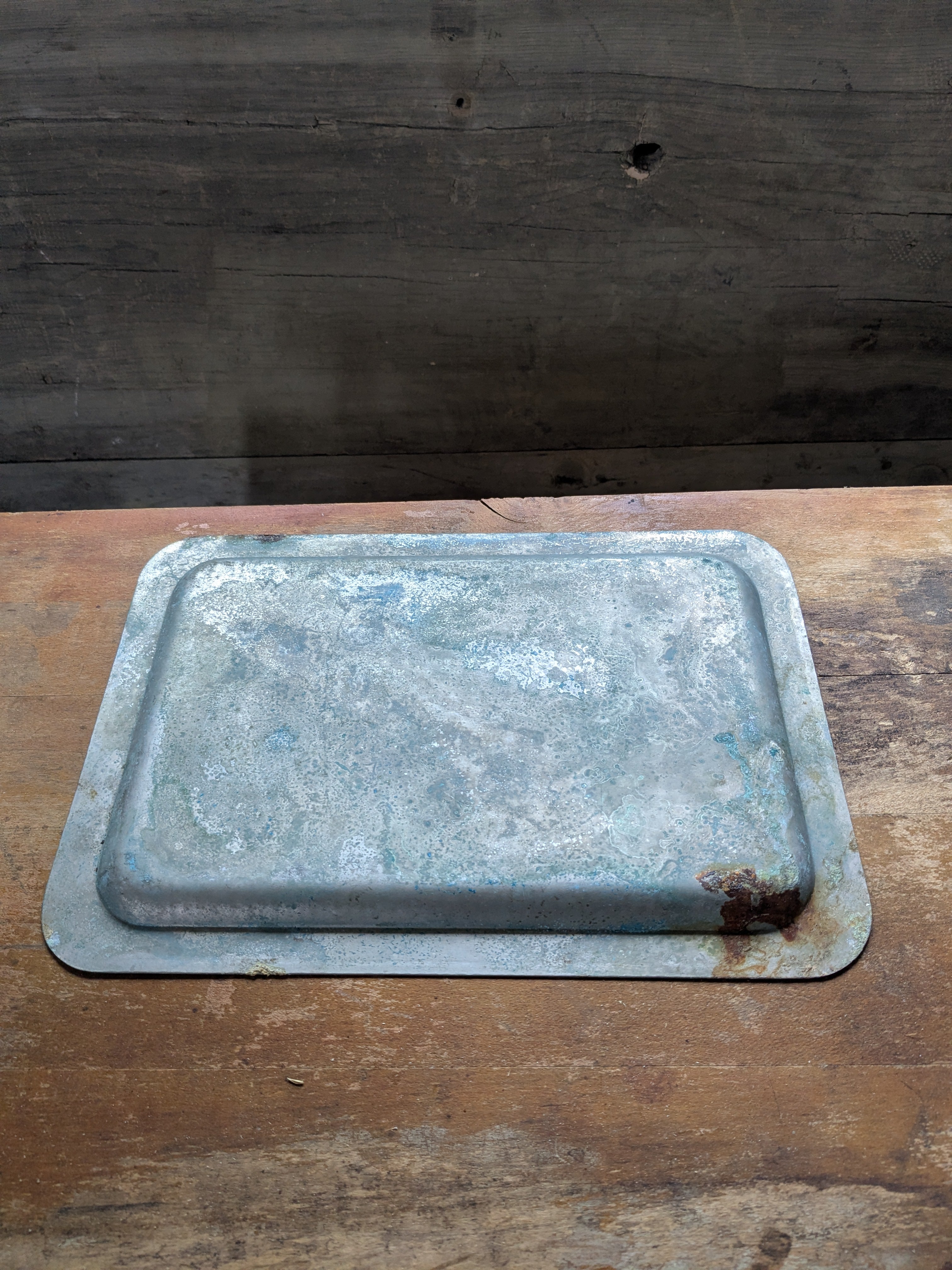 Heritage Hammered Pewter Serving Tray
