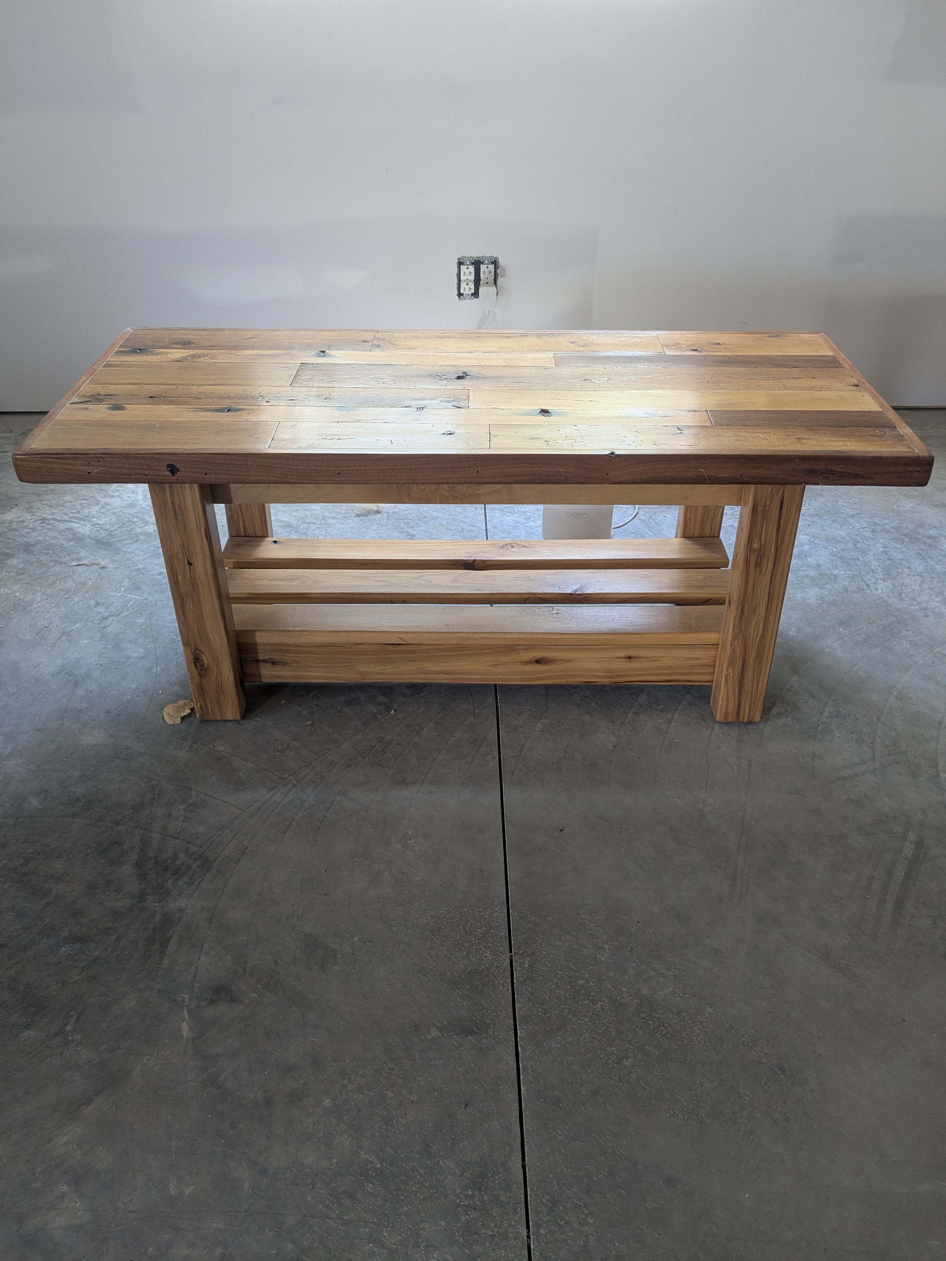 Heritage Reclaimed Coffee Table with Shelf