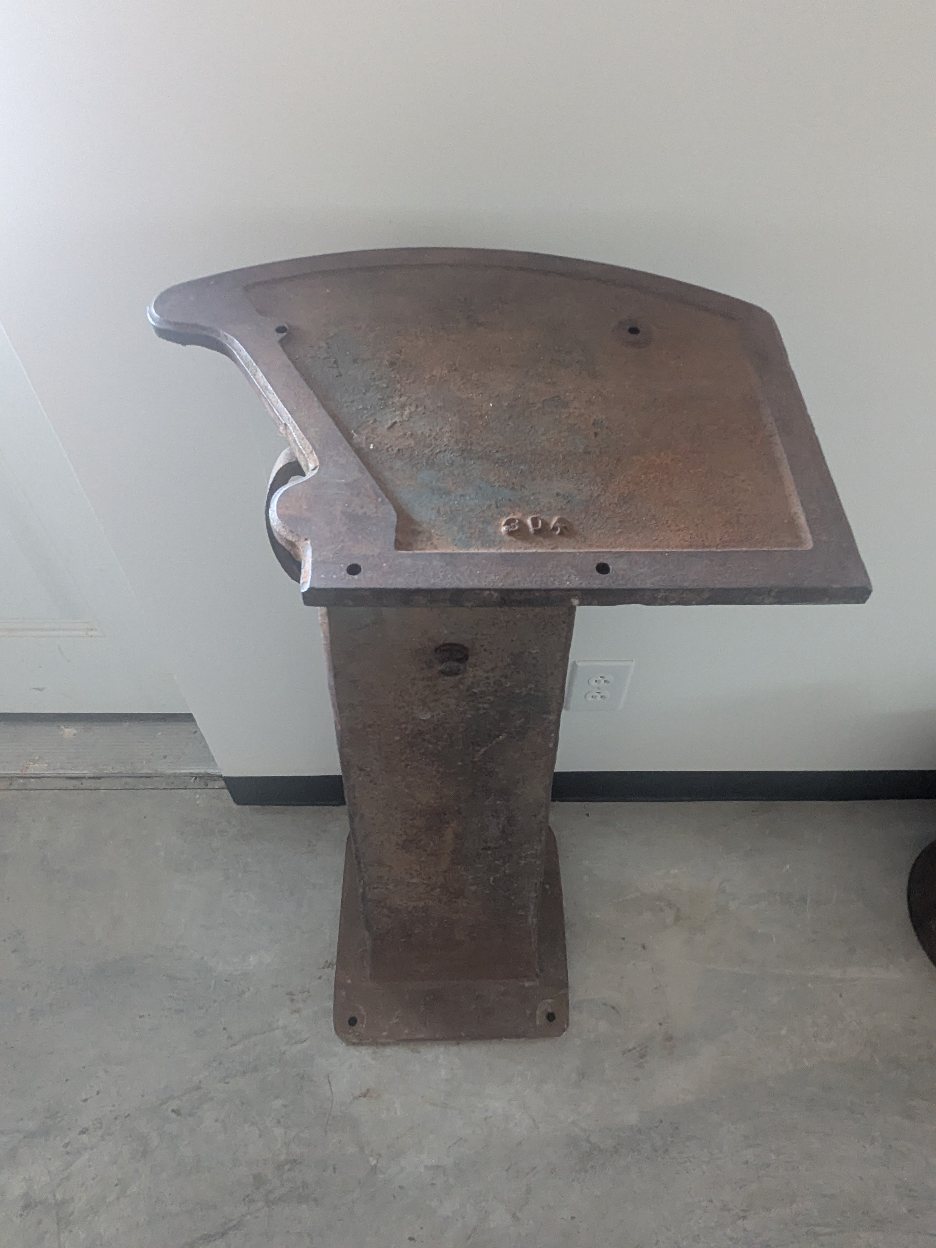 Antique Cast Iron Cobbler Stand