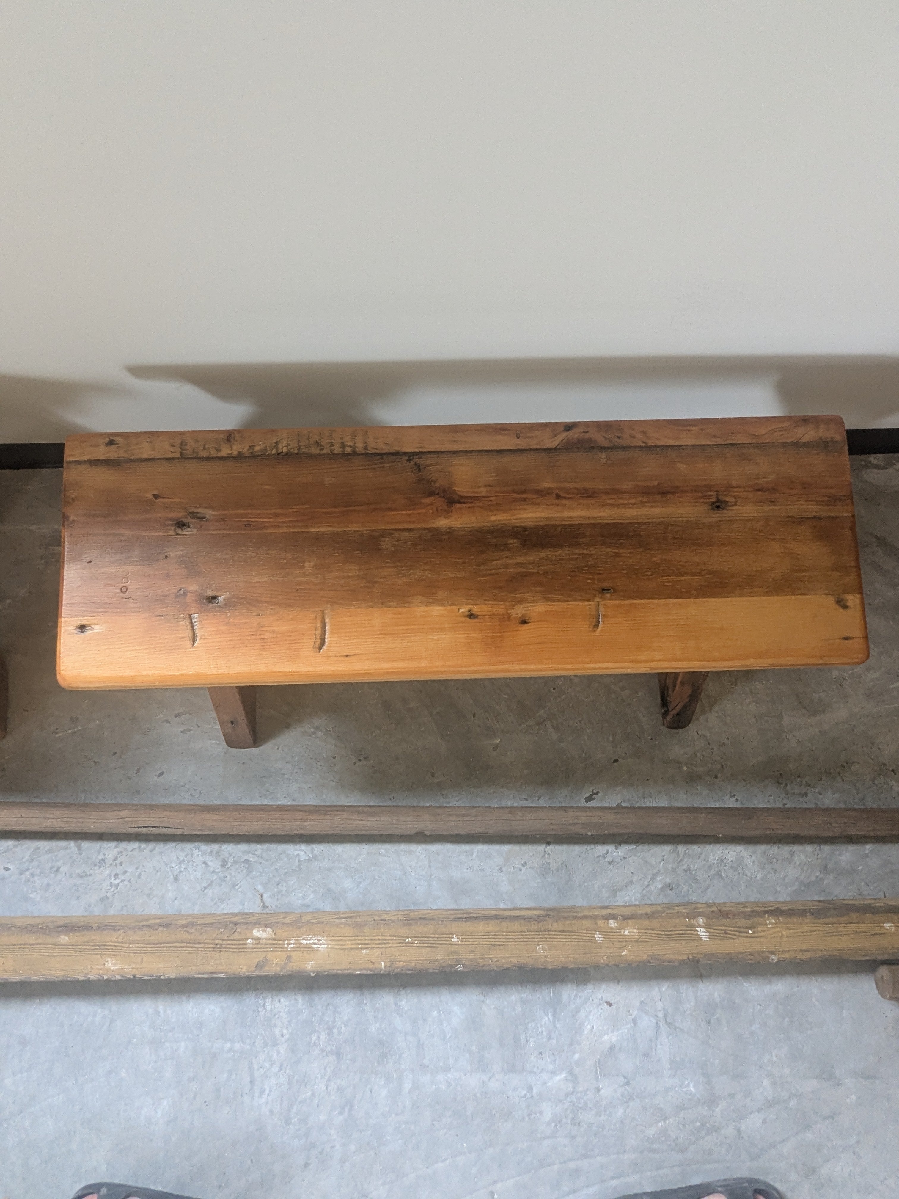 Handcrafted Reclaimed Wood Bench