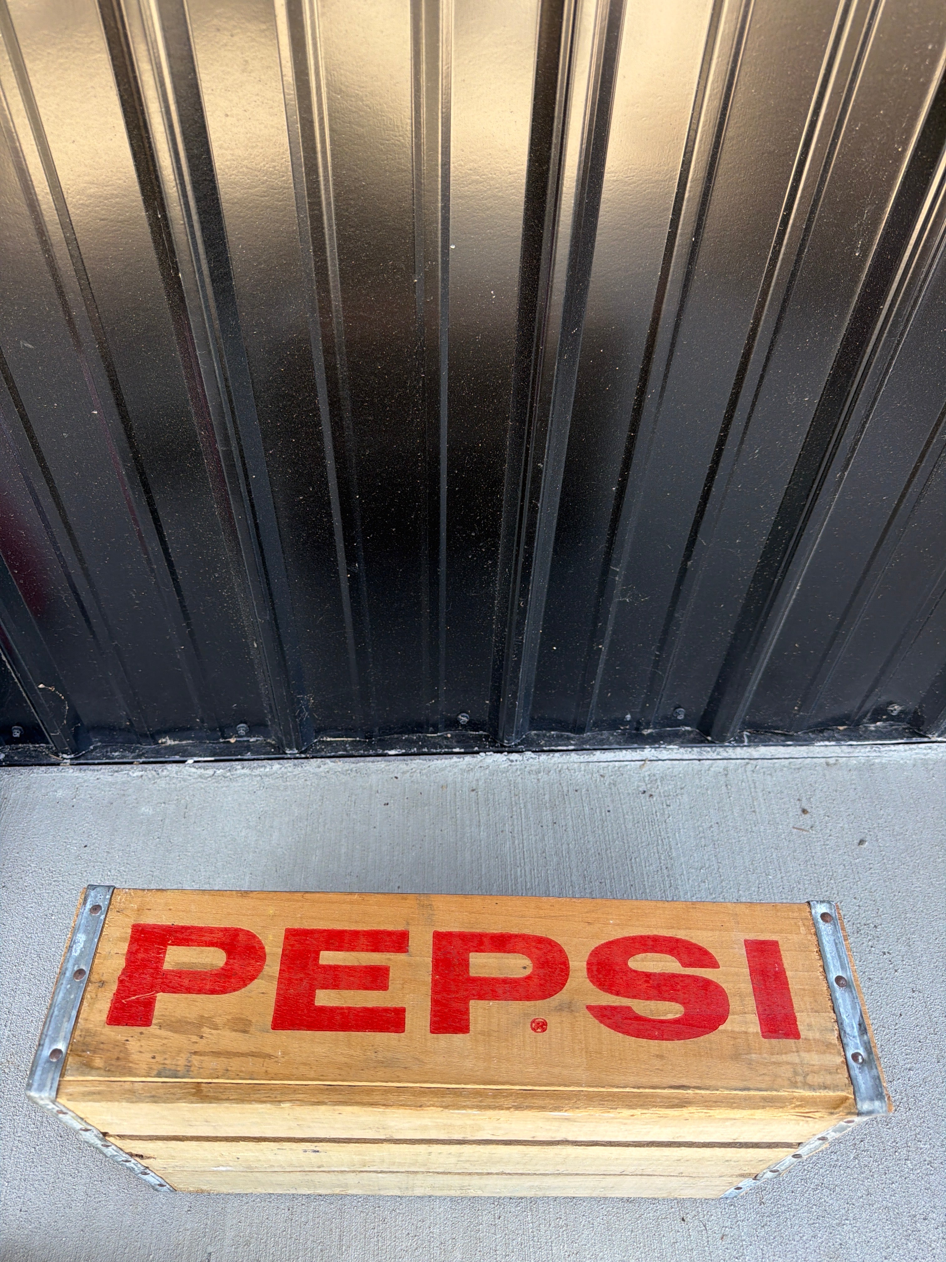Pepsi-Cola Heritage Crate from Restoration Hardwood with preserved heritage character