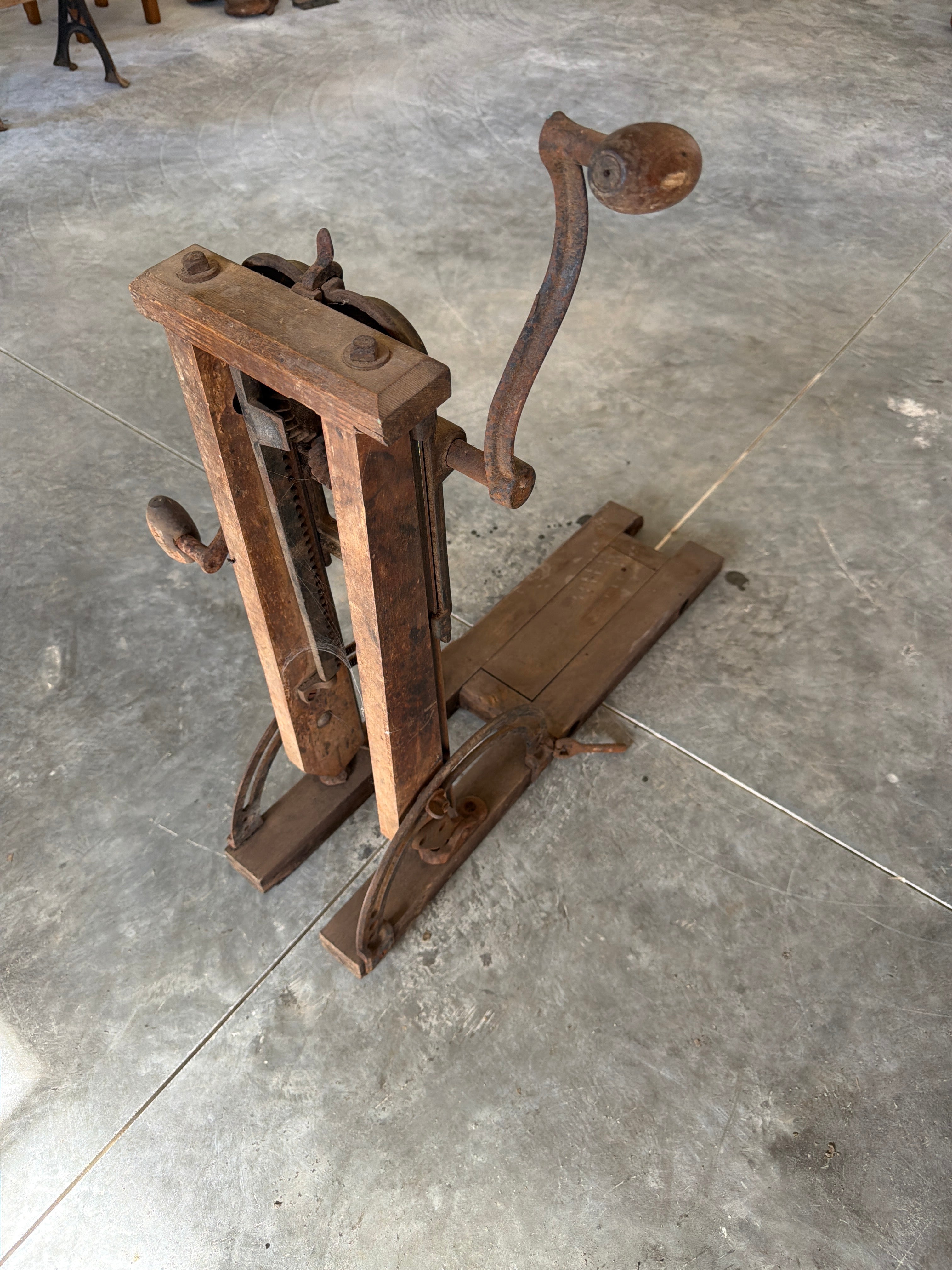 Heritage Hand-Crank Timber Auger from Restoration Hardwood with preserved heritage character