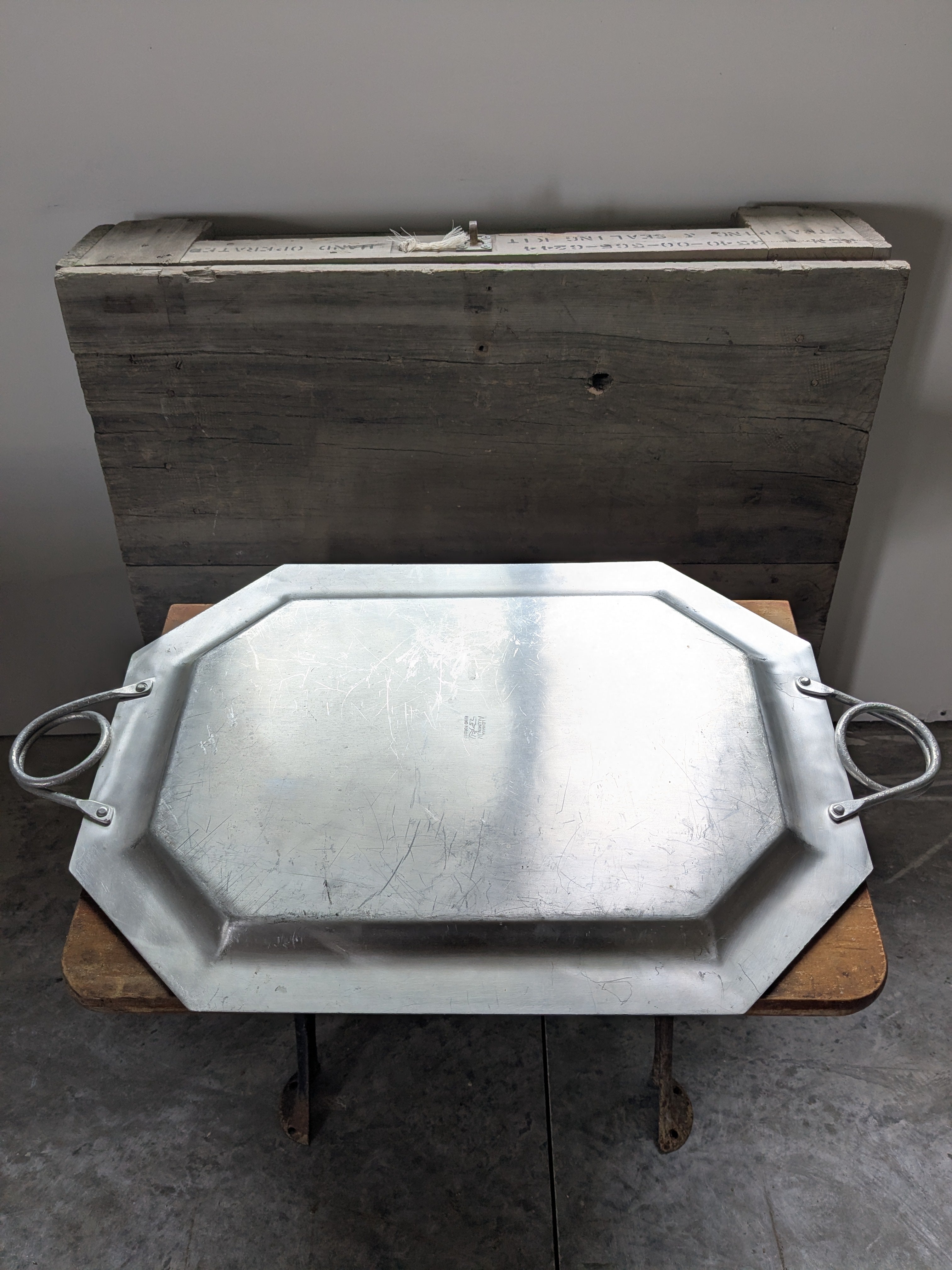 Heritage Engraved Pewter Serving Tray