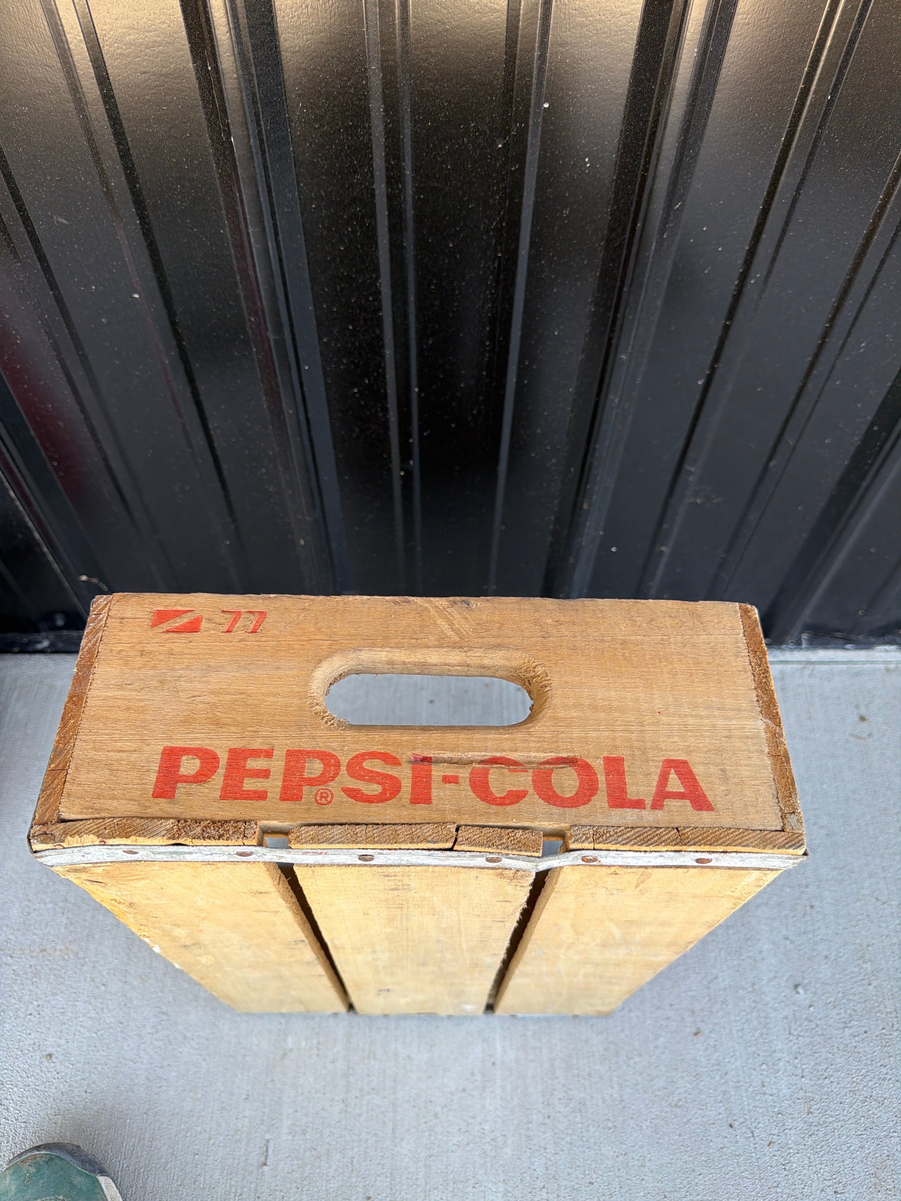 Pepsi-Cola Heritage Crate from Restoration Hardwood with preserved heritage character