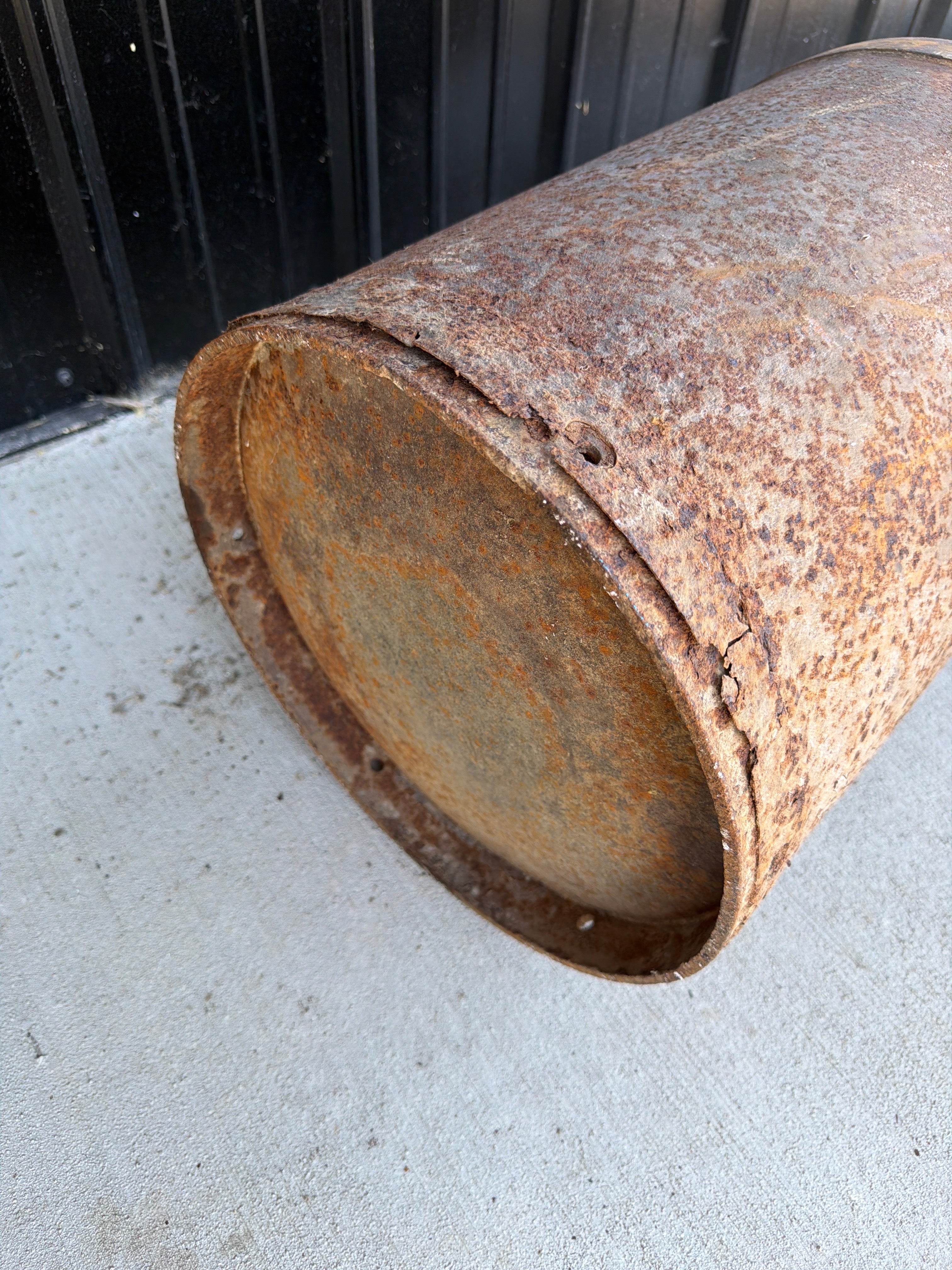 Heritage Chicago Dairy Can from Restoration Hardwood with preserved heritage character