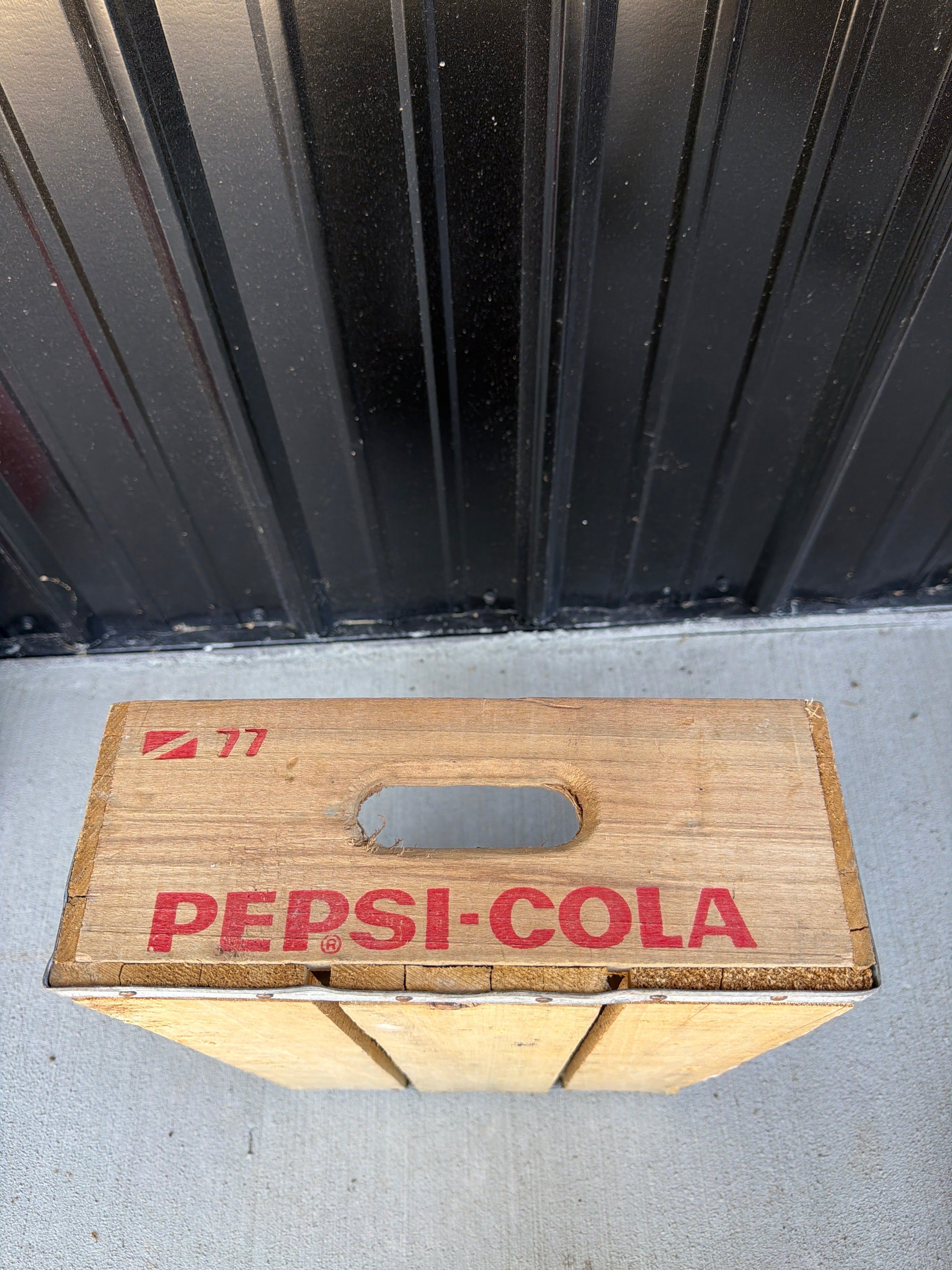 Pepsi-Cola Heritage Crate from Restoration Hardwood with preserved heritage character