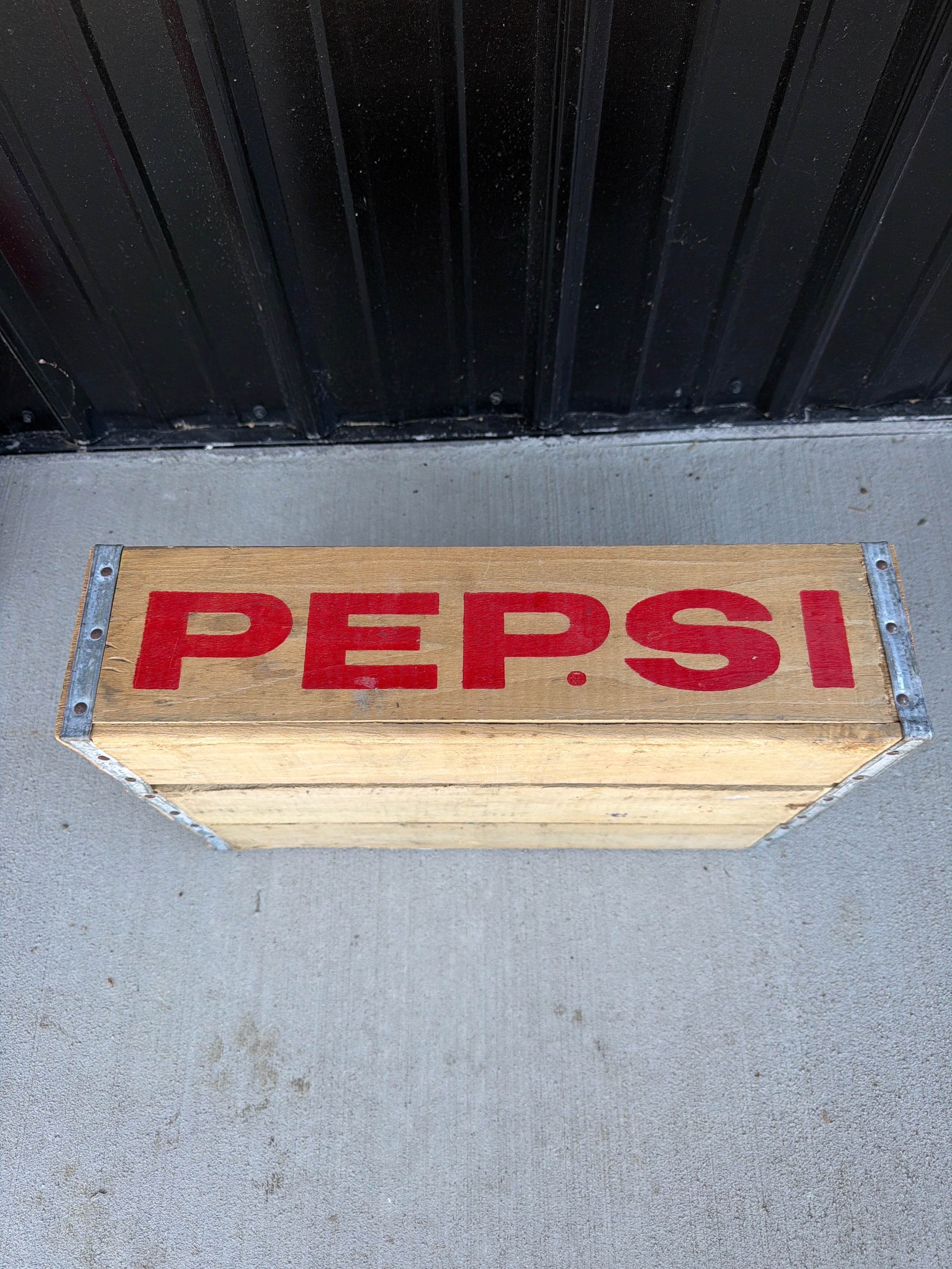 Pepsi-Cola Heritage Crate from Restoration Hardwood with preserved heritage character